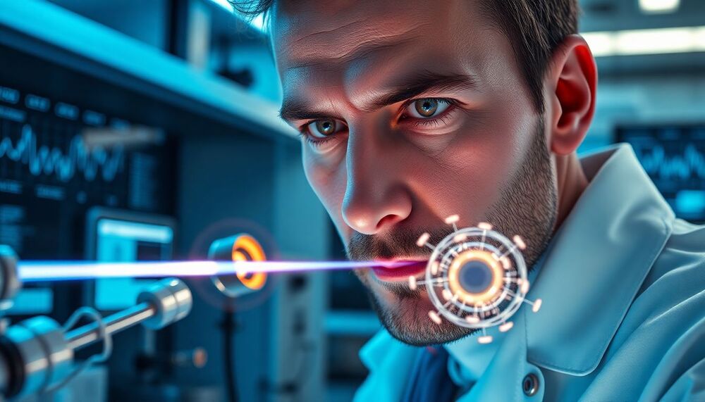 Un regard focalisé sur le laser sur les électrons en rotation brise le record du monde de précision