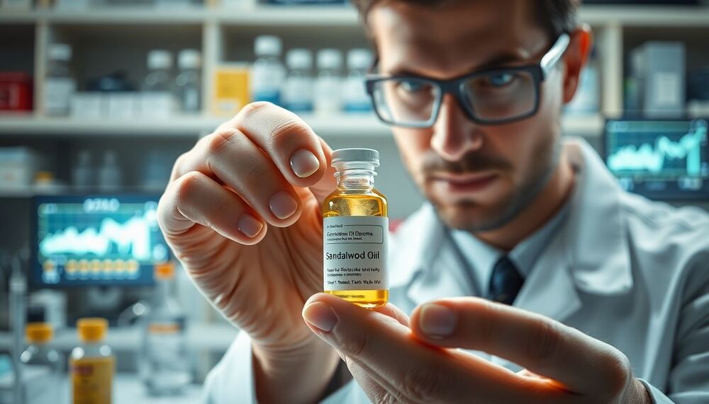 Un sous-produit de l'huile de bois de santal prévient le développement du cancer de la prostate chez la souris