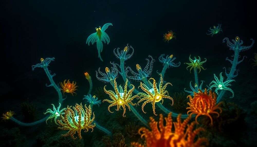 Une luminescence jusqu’alors inconnue révélée chez dix espèces d’eau profonde et un ordre d’holothuries Une luminescence jusqu’alors inconnue révélée chez dix espèces d’eau profonde et un ordre d’holothuries