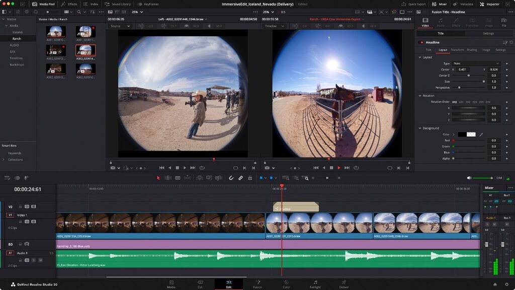 Édition de Vidéo Spatiale : DaVinci Resolve Studio pour Apple Vision Pro
