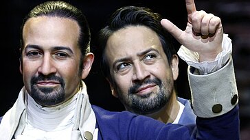 Hamilton : Lin-Manuel Miranda assiste à la cérémonie de dévoilement de sa statue en cire