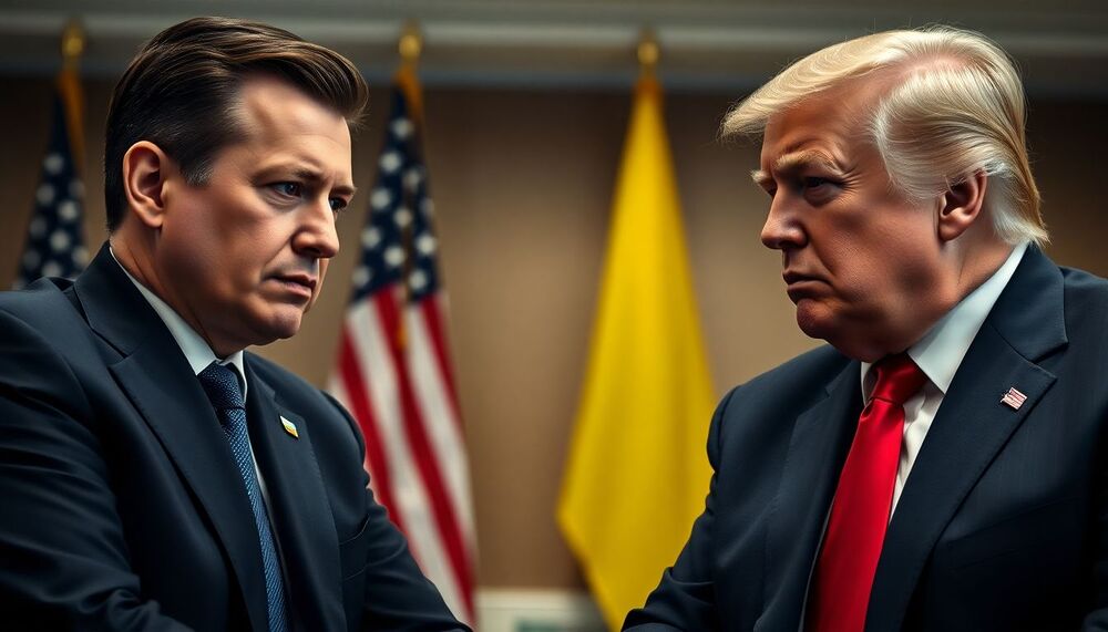 Avant d’arriver à Washington, Zelensky subissait déjà la pression de Trump