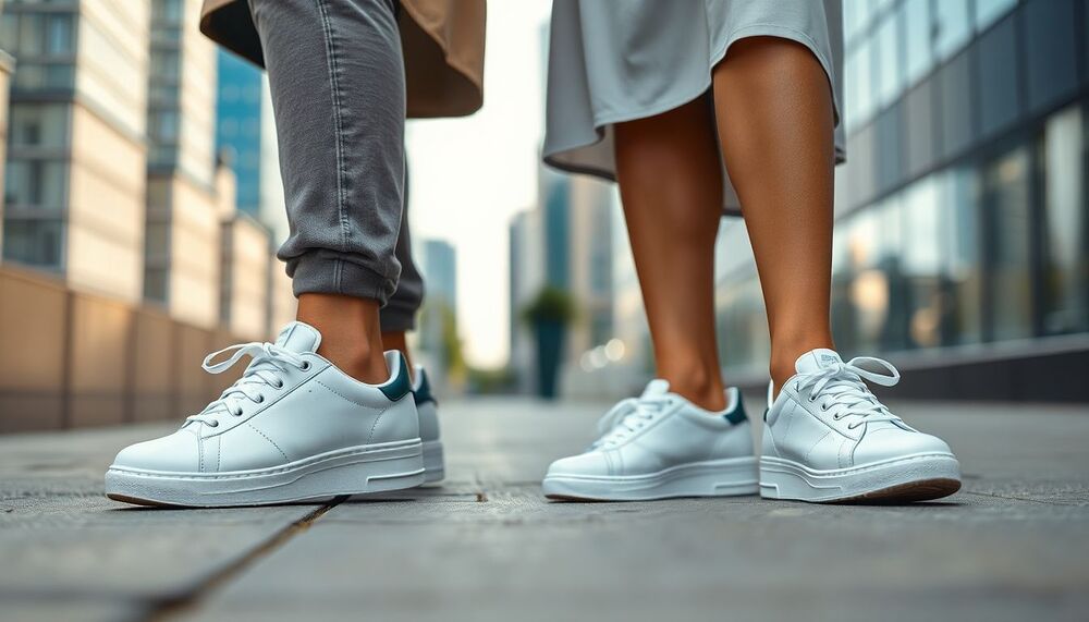 Baskets blanches tendance : les préférées des stars, parfaites avec un jogging ou une robe Baskets blanches tendance : les préférées des stars, parfaites avec un jogging ou une robe