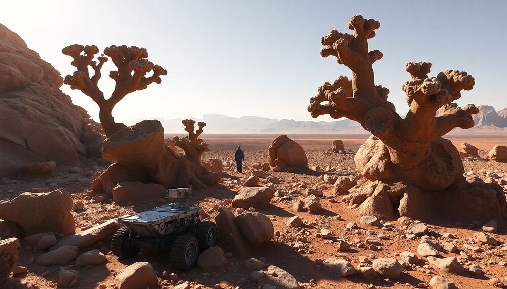 Des formations rocheuses étranges découvertes sur Mars par la mission Curiosity évoquent des structures coralliennes Des formations rocheuses étranges découvertes sur Mars par la mission Curiosity évoquent des structures coralliennes