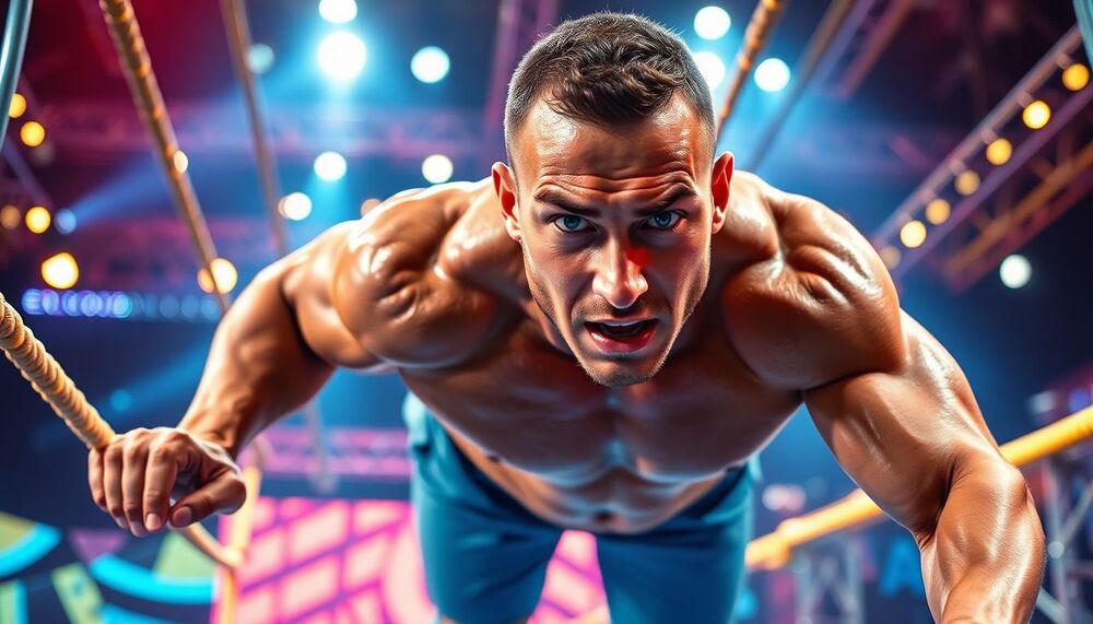 Ninja Warrior : René Casselly impressionne les internautes lors de la finale TF1, après cinq victoires en version allemande