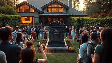 Que se passe-t-il si quelqu’un achète la propriété d’Ozzy Osbourne avec sa tombe dans le jardin ?