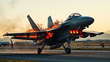 Un des F/A-18 Hornets de Malaisie a pris feu au décollage, alors que le pays envisage l’achat de 33 autres avions