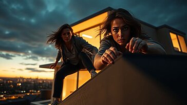 Une femme a gravi le toit pour échapper à un intrus chez elle, réalisant un drame Netflix noté à 96%, jugé « unique et captivant »