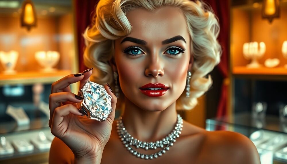 Valeur du Plus Gros Diamant Jamais Porté par Marilyn Monroe : Combien Est-il Prisé ?