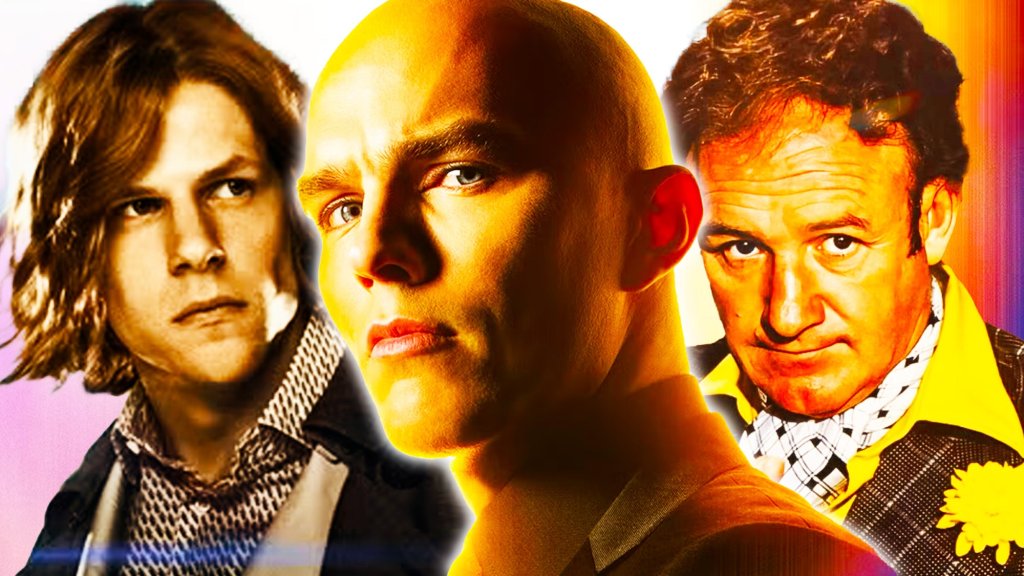 Les acteurs ayant incarné Lex Luthor dans les films et séries DC, y compris Nicholas Hoult