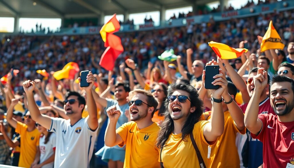 Cet été, la grande attraction des stades : les fans capturés en pleine ...