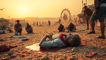 La victime de l’homicide à Burning Man, retrouvée dans une mare de sang, a été identifiée alors que ses amis s’expriment