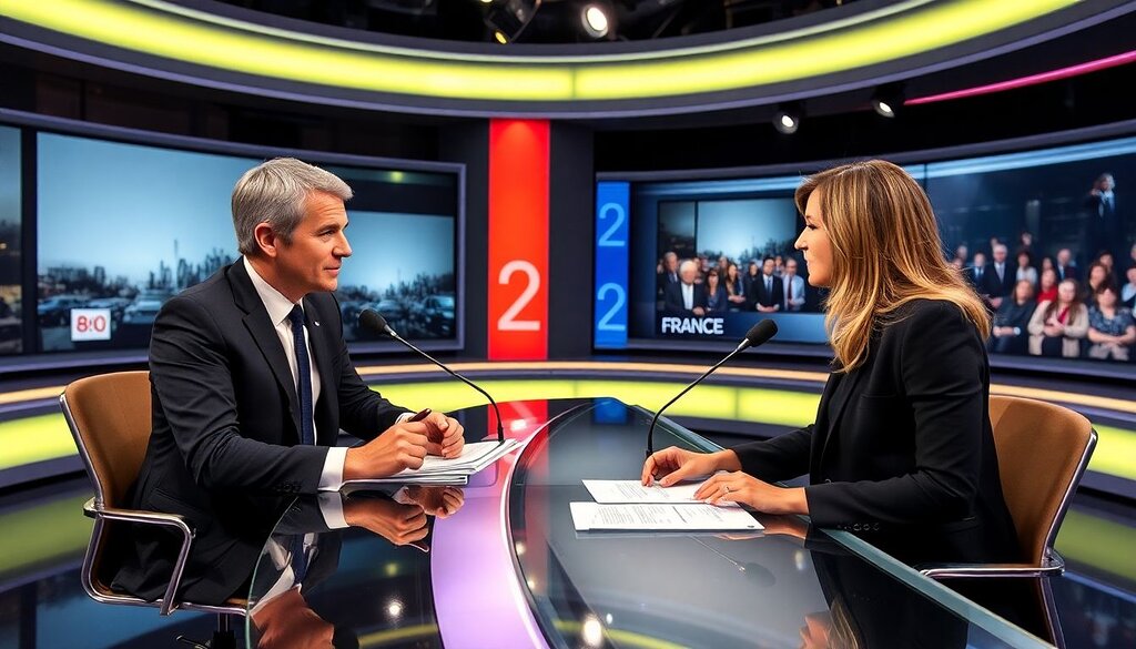 Raphaël Glucksmann commente Léa Salamé au 20 heures de France 2 : ses débuts
