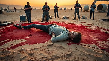 Un homme découvert dans une mare de sang au Burning Man, la police ouvre une enquête pour meurtre