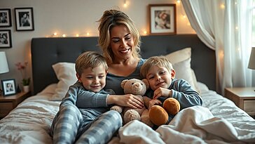 Une star de la télé-réalité révèle pourquoi ses enfants de 9 et 11 ans dorment encore avec elle