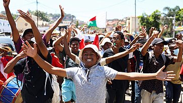 Une joie évidente et un parfum de changement politique à Madagascar