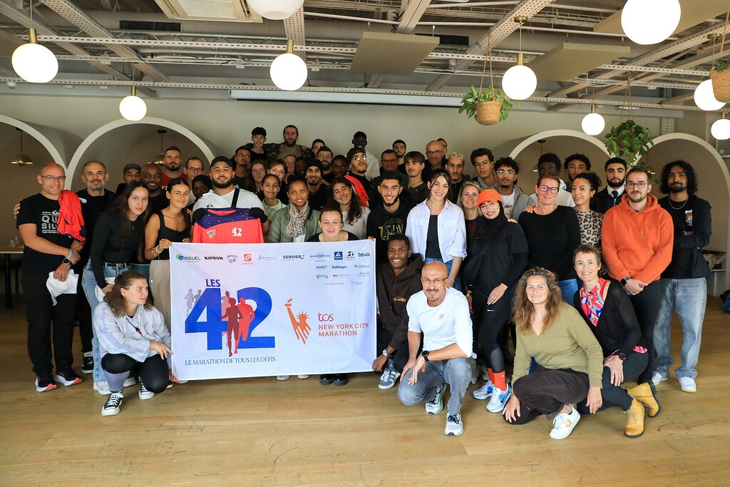 Lors du marathon de New York, Malek Boukerchi et Les 42 s’apprêtent à vivre une expérience unique