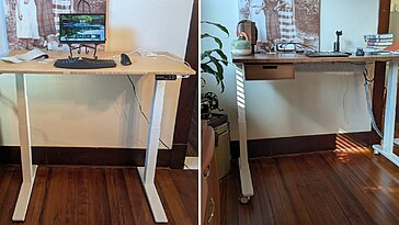 Nous avons testé deux bureaux debout populaires : Flexispot et Uplift