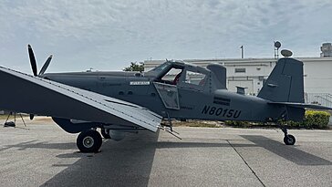 Un avion de chasse modifié, ancien pulvérisateur agricole, s’est écrasé dans un champ