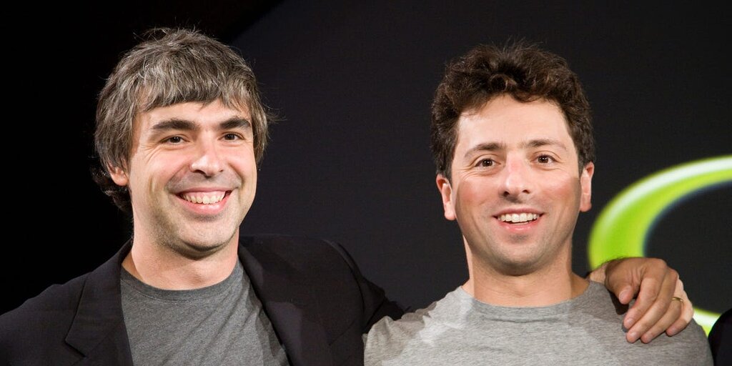 La fortune de Larry Page et Sergey Brin a grimpé de 55 milliards de dollars en trois mois, après Larry Ellison