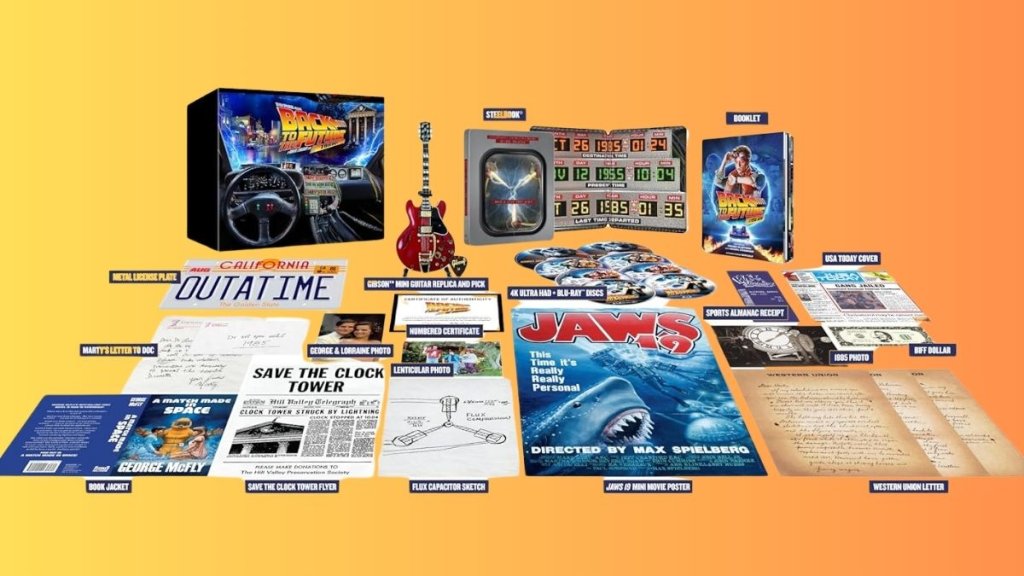 Coffret Steelbook 4K Blu-ray : 40 ans de Retour vers le Futur Coffret Steelbook 4K Blu-ray : 40 ans de Retour vers le Futur