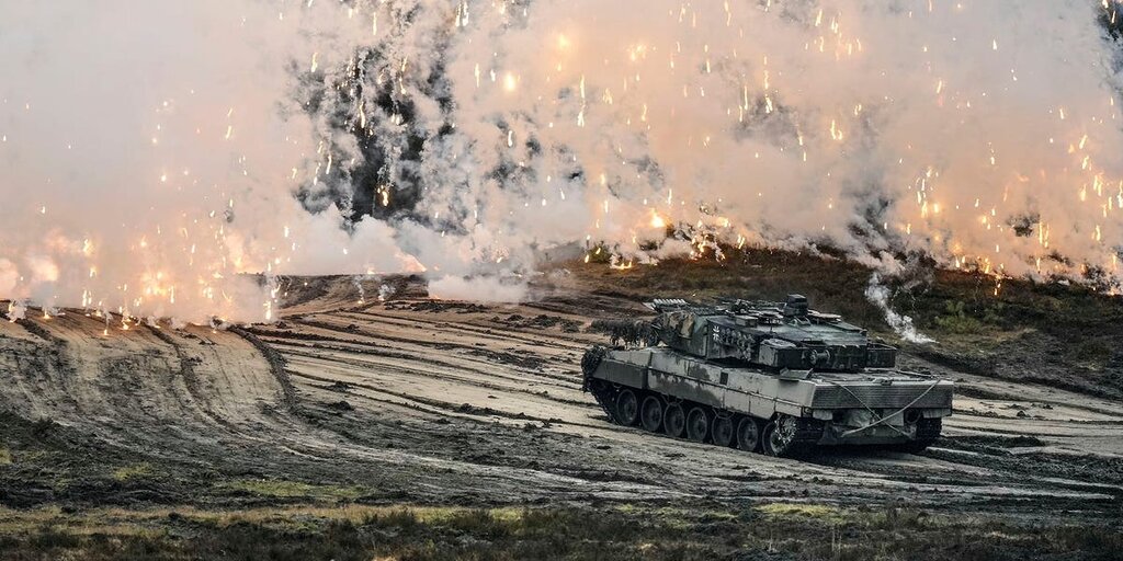 Une brigade allemande déployée à la frontière de l’OTAN apporte son char Leopard 2A8 avancé