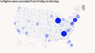 Découvrez les aéroports américains les plus affectés par les nombreuses annulations de vols