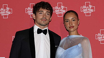 Charles Leclerc annonce ses fiançailles avec Alexandra Saint Mleux, sa compagne
