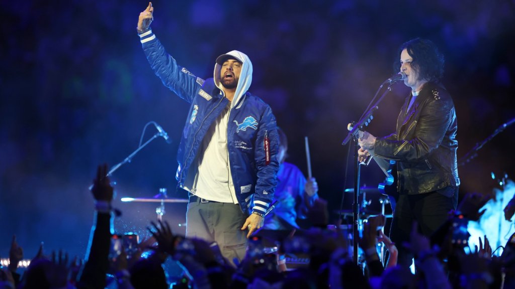 Jack White et Eminem se produisent au match de Thanksgiving des Lions de Detroit : immanquable