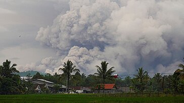Une éruption volcanique à Java contraint les habitants à évacuer