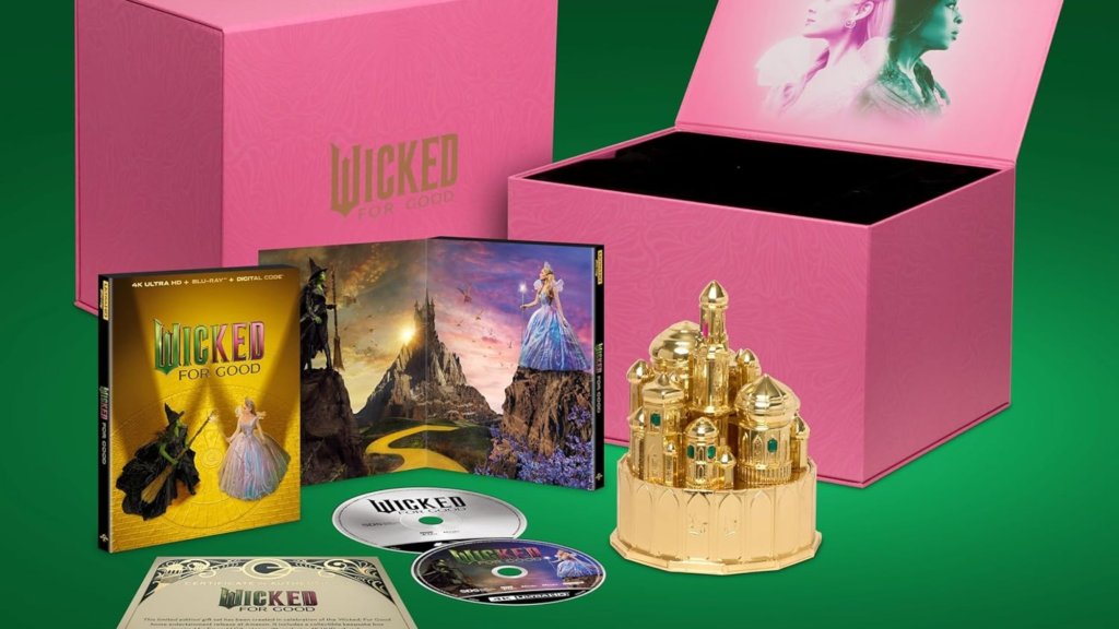 Précommandes du Blu-ray 4K de Wicked : For Good avec steelbook exclusif et coffret cadeau