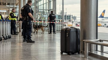 À l’aéroport de Cologne-Bonn : une valise » effrayante » est découverte