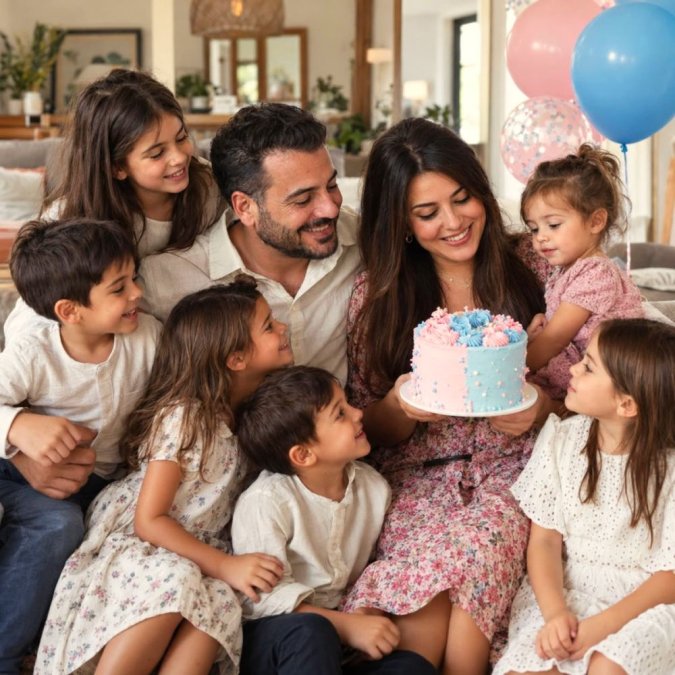 Les Charfeddine de Familles nombreuses dévoilent le sexe de leur septième enfant Les Charfeddine de Familles nombreuses dévoilent le sexe de leur septième enfant