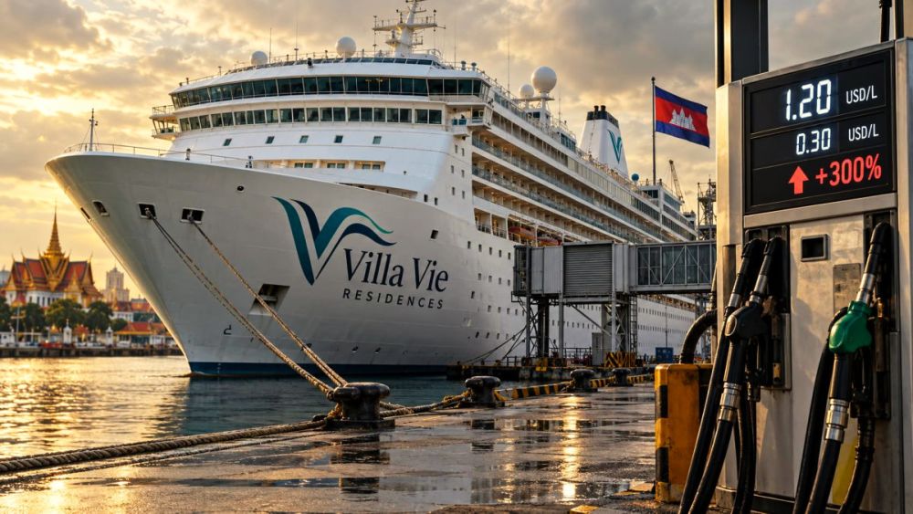 Une croisière » sans fin » cesse ses opérations au Cambodge après une hausse de 300 % du carburant Une croisière » sans fin » cesse ses opérations au Cambodge après une hausse de 300 % du carburant