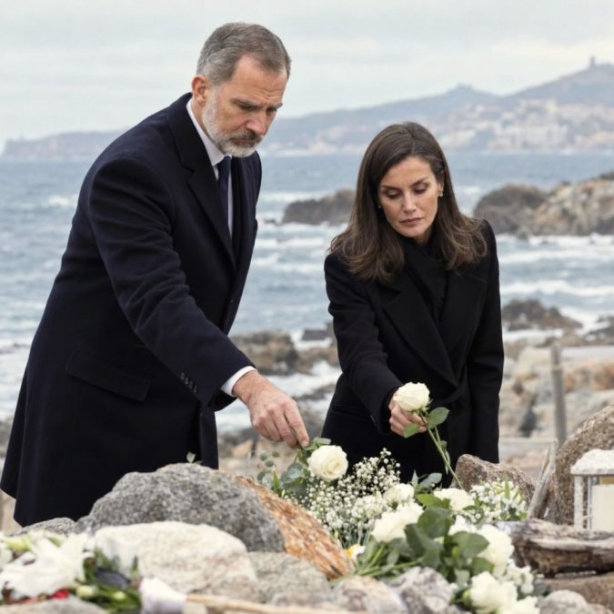Felipe VI et Letizia d’Espagne rendent un hommage émouvant aux migrants morts à Ceuta lors d’une visite historique Felipe VI et Letizia d’Espagne rendent un hommage émouvant aux migrants morts à Ceuta lors d’une visite historique
