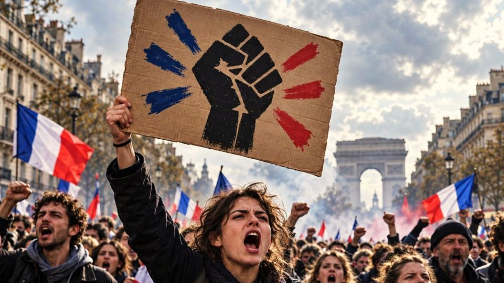 En France, des centaines de milliers de personnes se mobilisent dans une nouvelle vague de manifestations En France, des centaines de milliers de personnes se mobilisent dans une nouvelle vague de manifestations