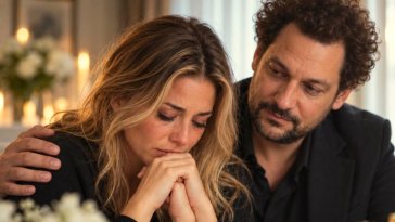 Gennifer Demey, victime d’un arrêt de grossesse, raconte le soutien de son » mari exceptionnel » Éric Antoine