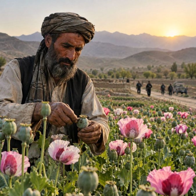 La culture de l’opium en Afghanistan : une production quadruplée malgré l’interdiction des talibans