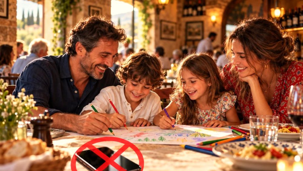 En Italie, des restaurants vont interdire le téléphone portable pour faire discuter les familles