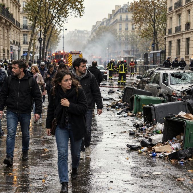De Lille à Limoges, des images montrent le chaos