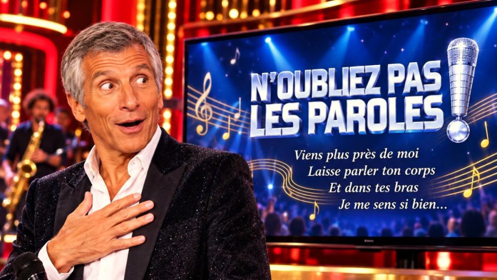 Nagui est surpris par une » pointe d’érotisme » dans une chanson de N’oubliez pas les paroles :