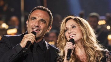 Nikos Aliagas crée la surprise en chantant avec Lara Fabian à Paris : « Merci pour ce moment suspendu »