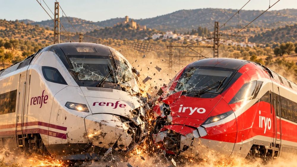 Deux trains entrent en collision dans le sud de l’Espagne, provoquant un grave accident Deux trains entrent en collision dans le sud de l’Espagne, provoquant un grave accident