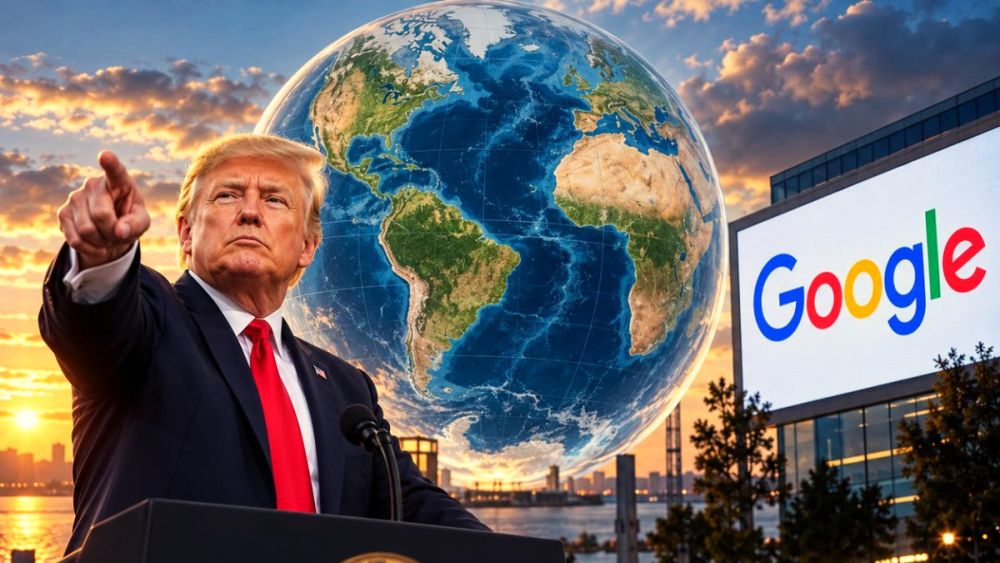Trump veut rebaptiser l’océan Atlantique malgré le refus de Google Trump veut rebaptiser l’océan Atlantique malgré le refus de Google